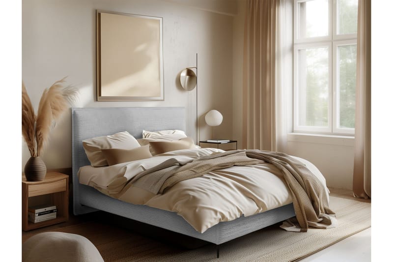 Alaudin Sängynrunko 160x200 cm - Harmaa - Huonekalut - Sänky - Sänkykehikot & sängynrungot