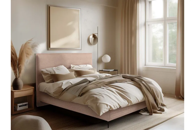 Alaudin Sängynrunko 160x200 cm - Vaaleanpunainen - Huonekalut - Sänky - Sänkykehikot & sängynrungot