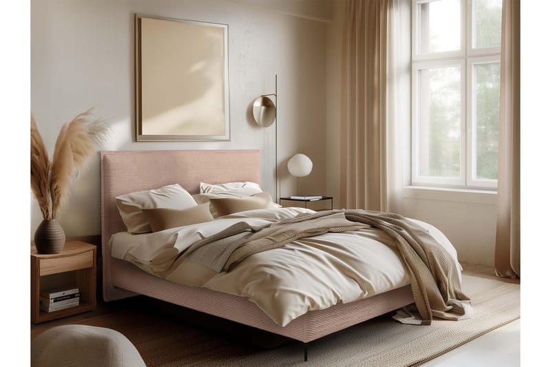 Alaudin Sängynrunko 180x200 cm - Vaaleanpunainen - Huonekalut - Sänky - Sänkykehikot & sängynrungot