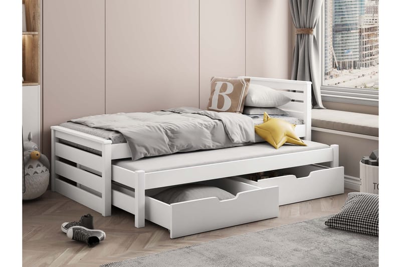 Alderamin Sängynrunko 80x180 cm - Valkoinen - Huonekalut - Sänky - Sänkykehikot & sängynrungot