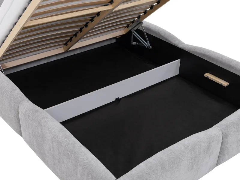 Aldrosen sängynrunko säilytystilalla 160x200 cm - beige - Huonekalut - Sänky - Sänkykehikot & sängynrungot