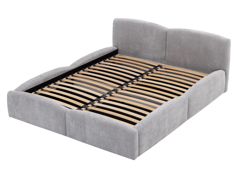 Aldrosen sängynrunko säilytystilalla 160x200 cm - beige - Huonekalut - Sänky - Sänkykehikot & sängynrungot