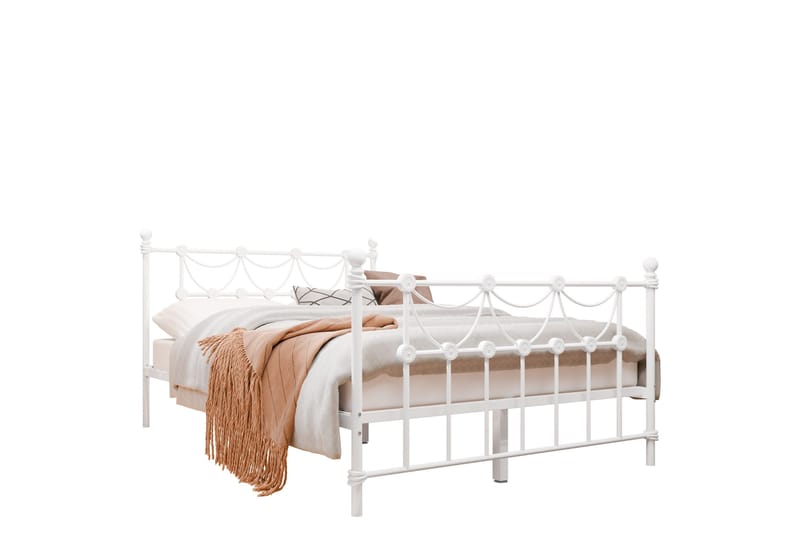 Alexa Sängynrunko 140x200 cm, Valkoinen