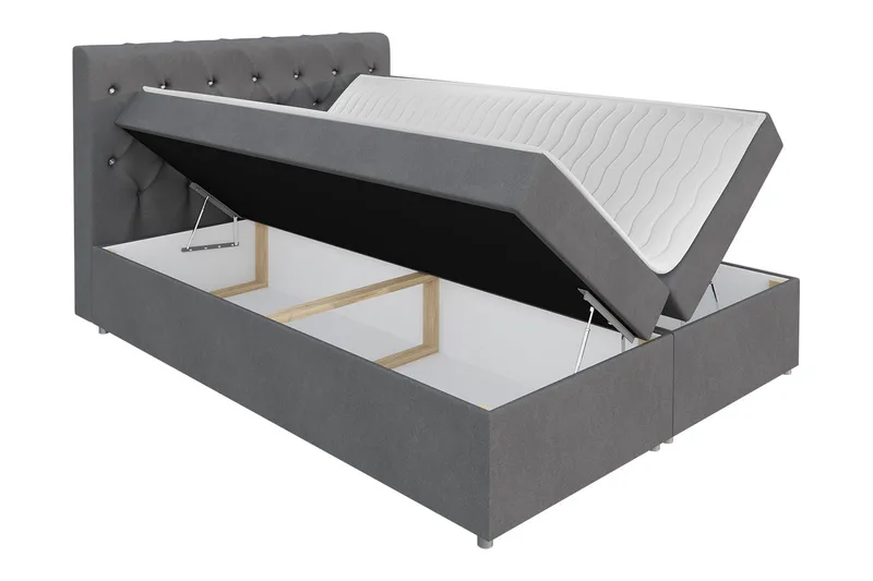 Alida sängpaketti kontinentalsänky 160x200 cm - Turkoosi - Huonekalut - Sänky - Sängyt säilytystilalla