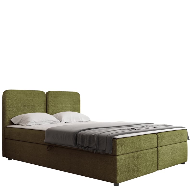Allgunnen Sänkypaketti Kontinenttisänky 140x200 cm - Vihreä - Huonekalut - Sänky - Jenkkisängyt