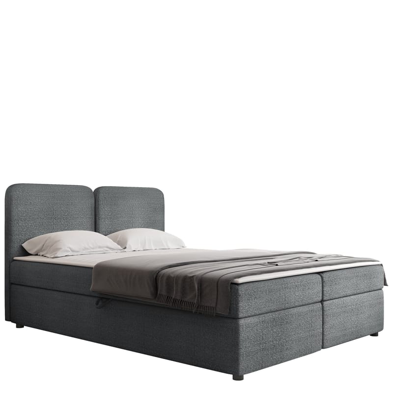 Allgunnen Sänkypaketti Kontinenttisänky 160x200 cm - Harmaa - Huonekalut - Sänky - Jenkkisängyt