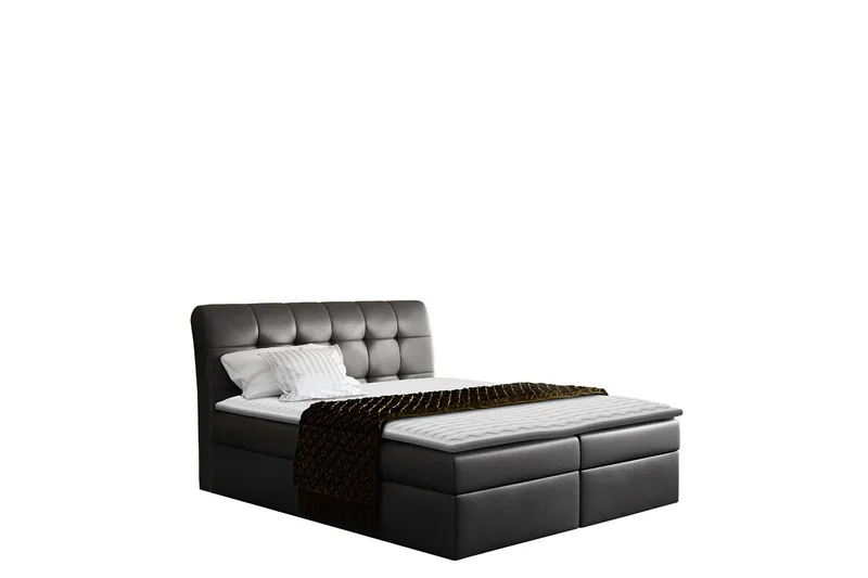 Alvik sängpaketti kontinentalsänky 160x200 cm, Musta