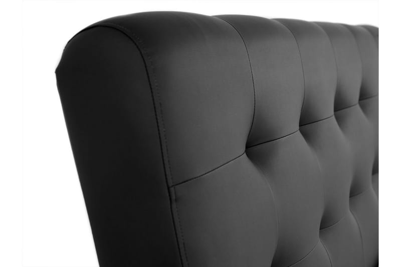 Alvik Sänkypaketti Kontinentalsänky 200x200 cm - Musta - Huonekalut - Sänky - Sängyt säilytystilalla