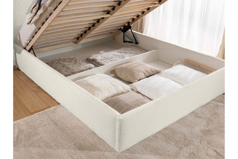 Arondel Säilytyssänky - Beige - Huonekalut - Sänky - Sängyt säilytystilalla