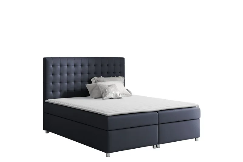 Asti sängpaketti kontinentalsänky 140x200 cm - Tummanharmaa - Huonekalut - Sänky - Sängyt säilytystilalla