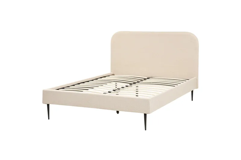 Baako Sänkykehys 140x200 cm, Beige/Musta