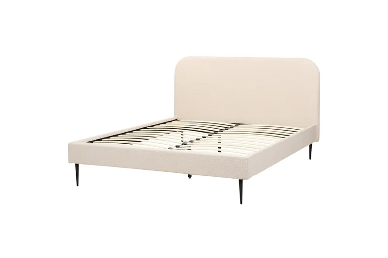 Baako Sänkykehys 160x200 cm, Beige/Musta