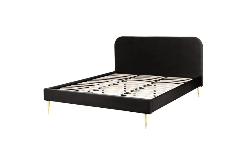 Baako Sänkykehys 180x200 cm, Musta/Kulta