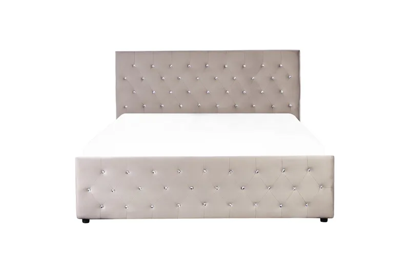 Badar Sänkykehys 160x200 cm - Taupe - Huonekalut - Sänky - Sänkykehikot & sängynrungot