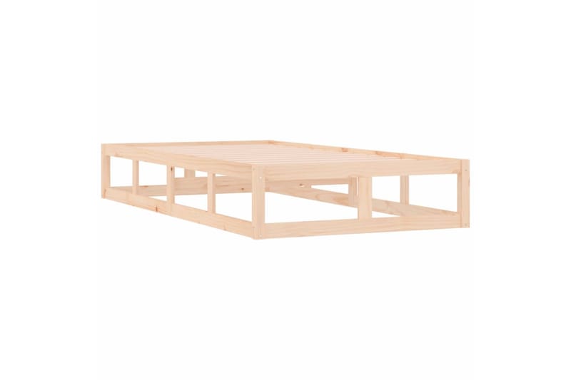 beBasic Sängynrunko 100x200 cm täysi puu - Ruskea - Huonekalut - Sänky - Sänkykehikot & sängynrungot