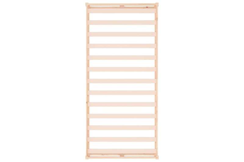 beBasic Sängynrunko 100x200 cm täysi puu - Ruskea - Huonekalut - Sänky - Sänkykehikot & sängynrungot