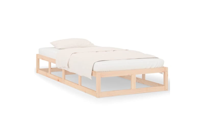 beBasic Sängynrunko 100x200 cm täysi puu - Ruskea - Huonekalut - Sänky - Sänkykehikot & sängynrungot