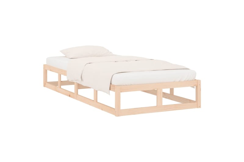 beBasic Sängynrunko 100x200 cm täysi puu - Ruskea - Huonekalut - Sänky - Sänkykehikot & sängynrungot