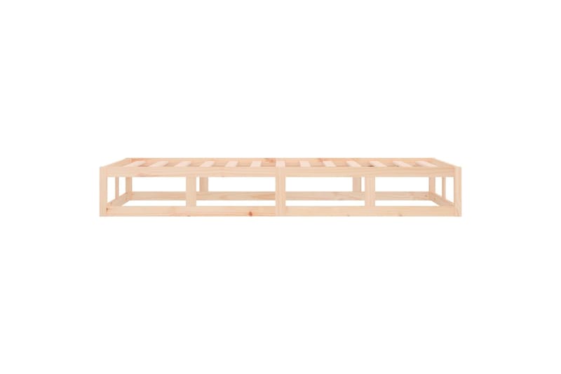beBasic Sängynrunko 100x200 cm täysi puu - Ruskea - Huonekalut - Sänky - Sänkykehikot & sängynrungot
