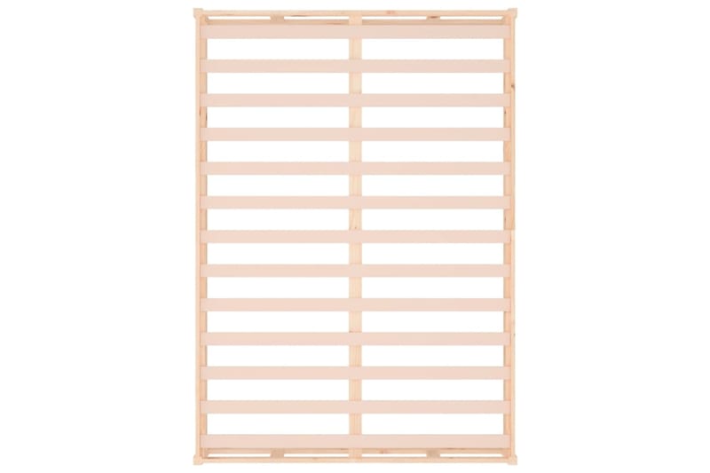 beBasic Sängynrunko 120x200 cm täysi puu - Ruskea - Huonekalut - Sänky - Sänkykehikot & sängynrungot