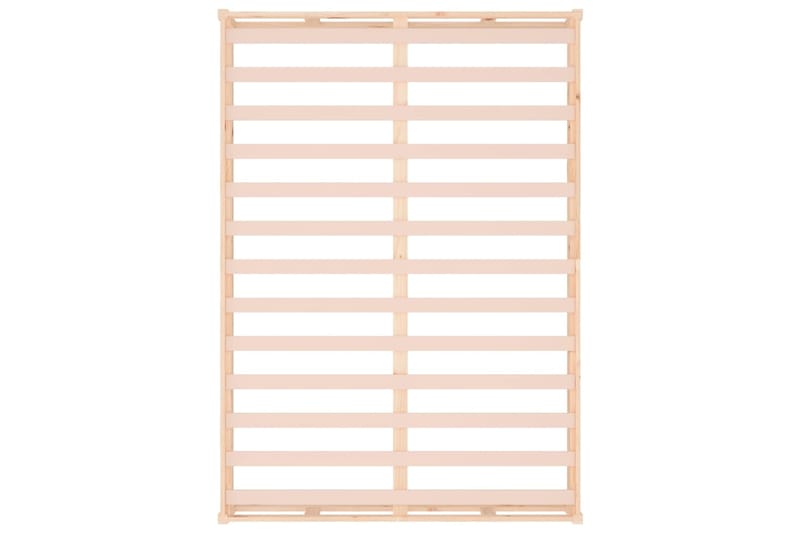 beBasic Sängynrunko 135x190 cm 4FT6 Double täysi puu - Ruskea - Huonekalut - Sänky - Sänkykehikot & sängynrungot