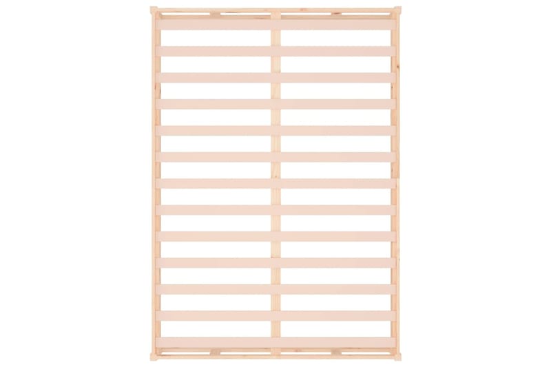 beBasic Sängynrunko 140x190 cm täysi puu - Ruskea - Huonekalut - Sänky - Sänkykehikot & sängynrungot