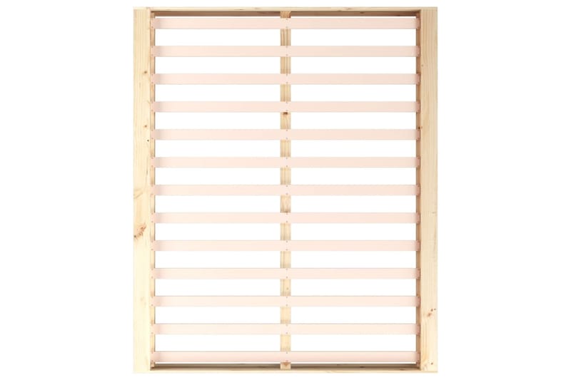 beBasic Sängynrunko 180x200 cm 6FT Super King täysi puu - Ruskea - Huonekalut - Sänky - Sänkykehikot & sängynrungot