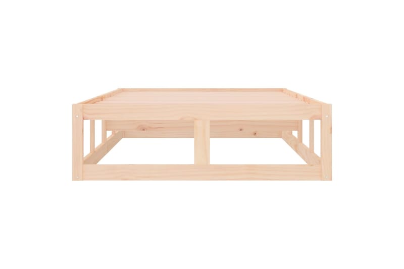 beBasic Sängynrunko 90x200 cm täysi puu - Ruskea - Huonekalut - Sänky - Sänkykehikot & sängynrungot