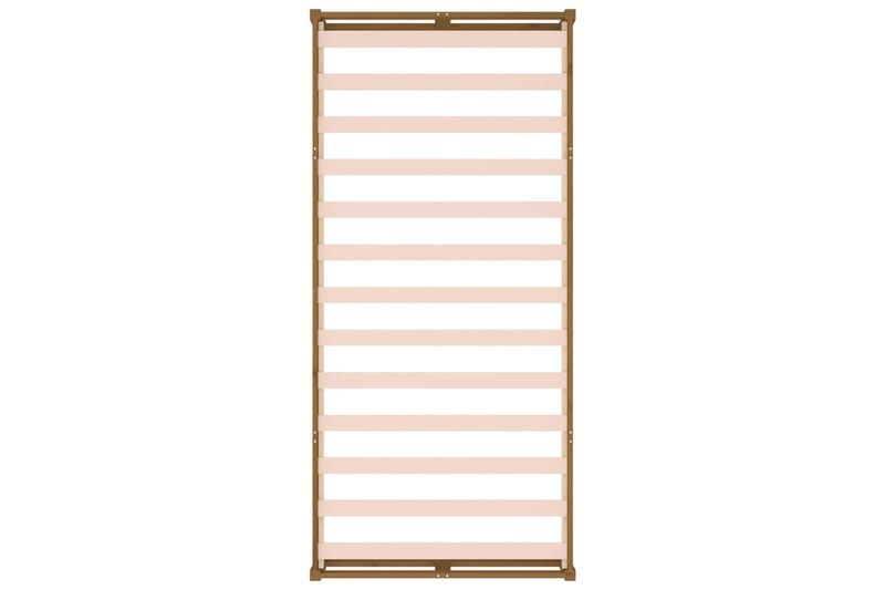 beBasic Sängynrunko hunajanruskea 100x200 cm täysi puu - Ruskea - Huonekalut - Sänky - Sänkykehikot & sängynrungot