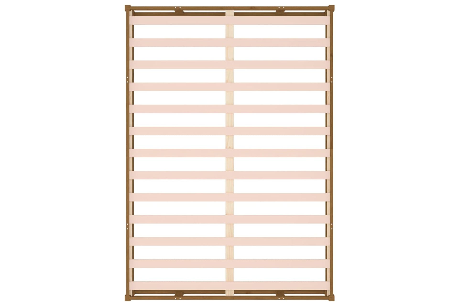 beBasic Sängynrunko hunajanruskea 120x200 cm täysi puu - Ruskea - Huonekalut - Sänky - Sänkykehikot & sängynrungot