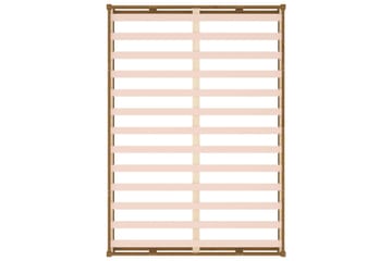 beBasic Sängynrunko hunajanruskea 120x200 cm täysi puu - Ruskea - Huonekalut - Sänky - Sänkykehikot & sängynrungot