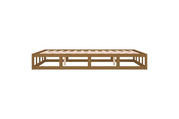 beBasic Sängynrunko hunajanruskea 120x200 cm täysi puu - Ruskea - Huonekalut - Sänky - Sänkykehikot & sängynrungot