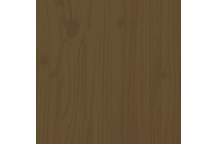 beBasic Sängynrunko hunajanruskea 150x200 cm täysi mänty 5FT King Size - Ruskea - Sänkykehikot & sängynrungot
