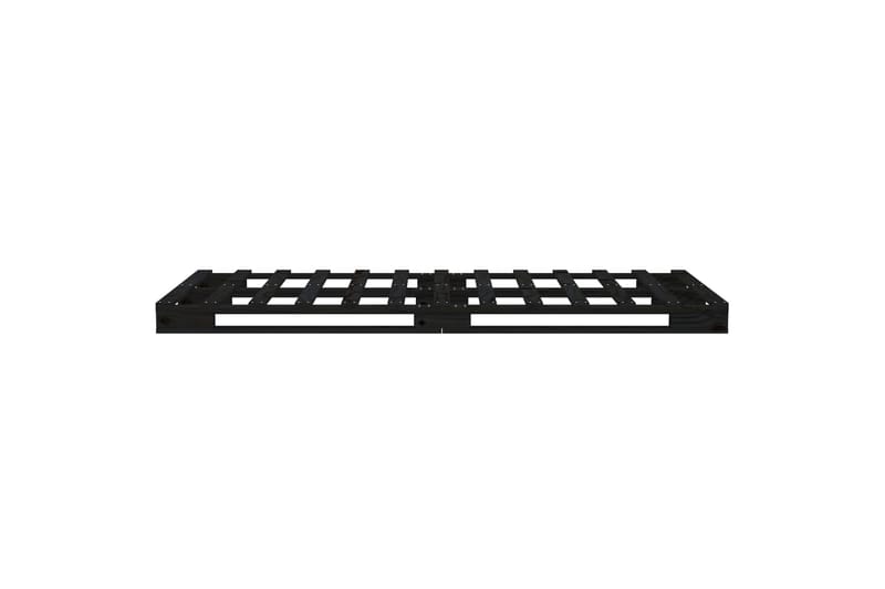beBasic Sängynrunko musta 75x190 cm täysi mänty 2FT6 Small Single - Musta - Huonekalut - Sänky - Sänkykehikot & sängynrungot