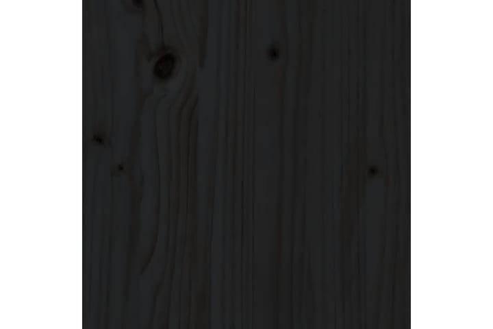 beBasic Sängynrunko musta 90x200 cm täysi puu - Musta - Sänkykehikot & sängynrungot