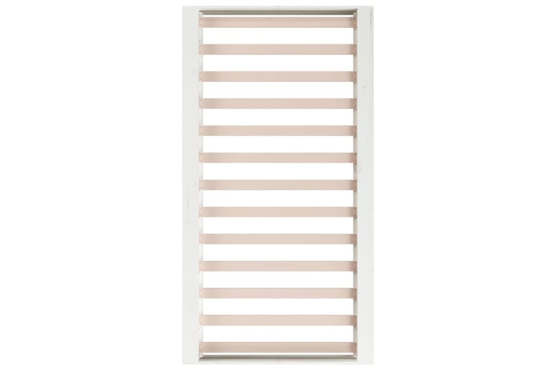 beBasic Sängynrunko valkoinen 100x200 cm täysi puu - Valkoinen - Huonekalut - Sänky - Sänkykehikot & sängynrungot
