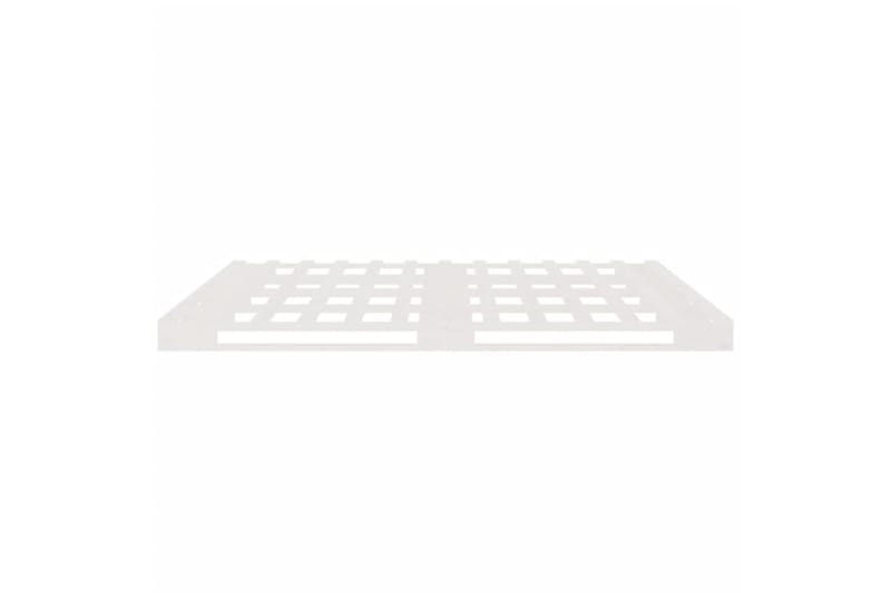 beBasic Sängynrunko valkoinen 140x190 cm täysi mänty - Valkoinen - Huonekalut - Sänky - Sänkykehikot & s�ängynrungot