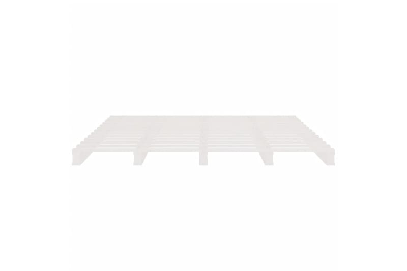beBasic Sängynrunko valkoinen 140x190 cm täysi mänty - Valkoinen - Huonekalut - Sänky - Sänkykehikot & sängynrungot
