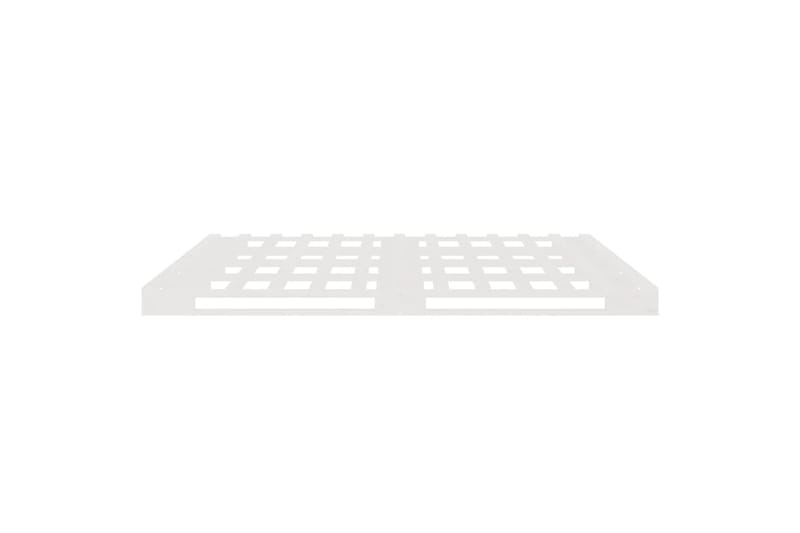 beBasic Sängynrunko valkoinen 140x200 cm täysi mänty - Valkoinen - Huonekalut - Sänky - Sänkykehikot & s�ängynrungot