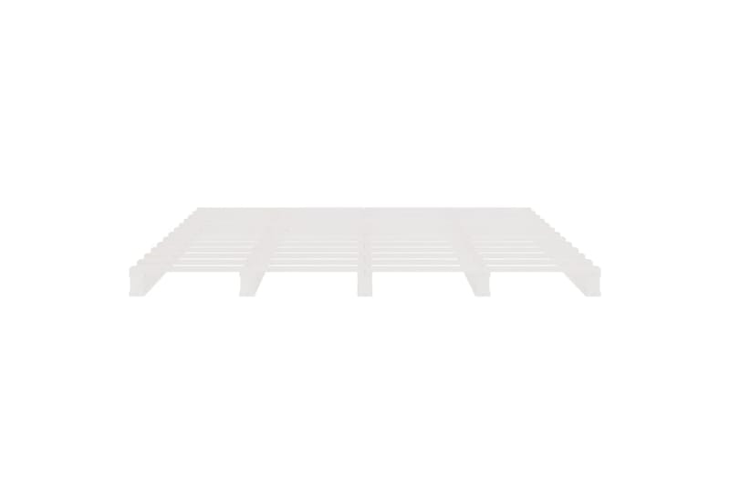 beBasic Sängynrunko valkoinen 180x200 cm täysi mänty 6FT Super King - Valkoinen - Huonekalut - Sänky - Sänkykehikot & sängynrungot