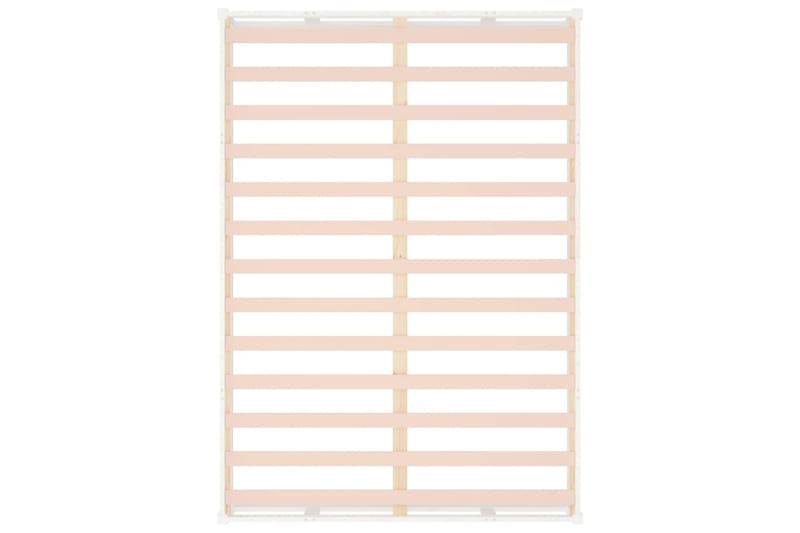 beBasic Sängynrunko valkoinen 200x200 cm täysi puu - Valkoinen - Huonekalut - Sänky - Sänkykehikot & sängynrungot