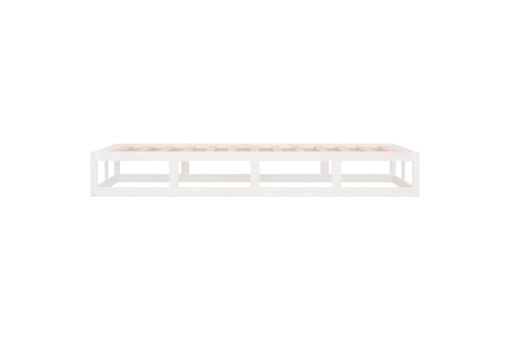 beBasic Sängynrunko valkoinen 90x190 cm 3FT Single täysi puu - Valkoinen - Sänkykehikot & sängynrungot