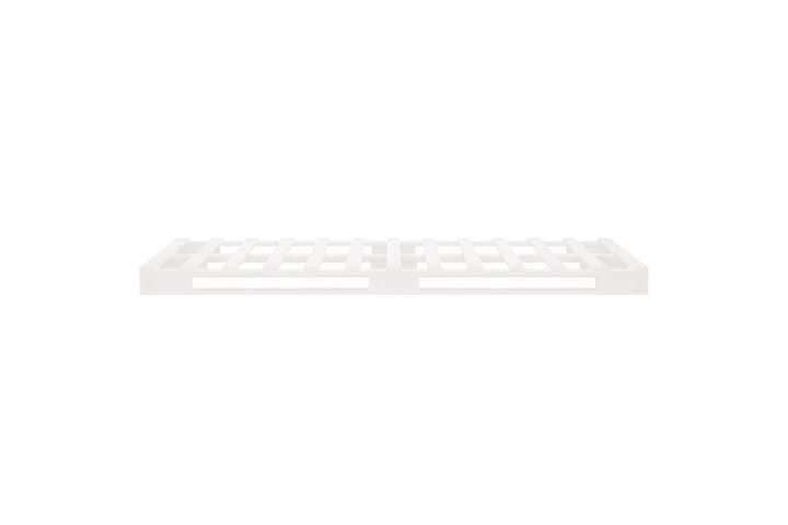 beBasic Sängynrunko valkoinen 90x190 cm täysi mänty 3FT Single - Valkoinen - Sänkykehikot & sängynrungot