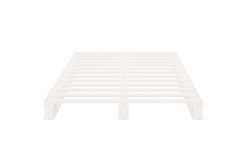 beBasic Sängynrunko valkoinen 90x190 cm täysi mänty 3FT Single - Valkoinen - Huonekalut - Sänky - Sänkykehikot & sängynrungot