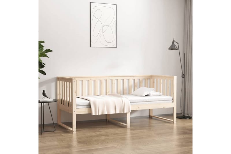 beBasic Sohvasänky 75x190 cm täysi mänty - Ruskea - Huonekalut - Sänky - Sänkykehikot & sängynrungot