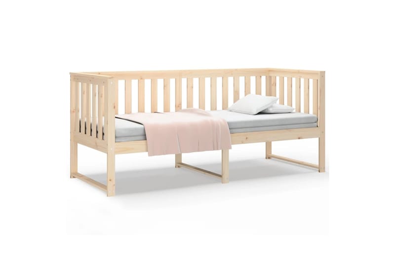 beBasic Sohvasänky 75x190 cm täysi mänty - Ruskea - Huonekalut - Sänky - Sänkykehikot & sängynrungot