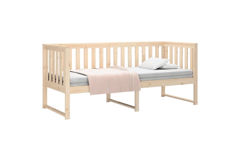 beBasic Sohvasänky 75x190 cm täysi mänty - Ruskea - Huonekalut - Sänky - Sänkykehikot & sängynrungot