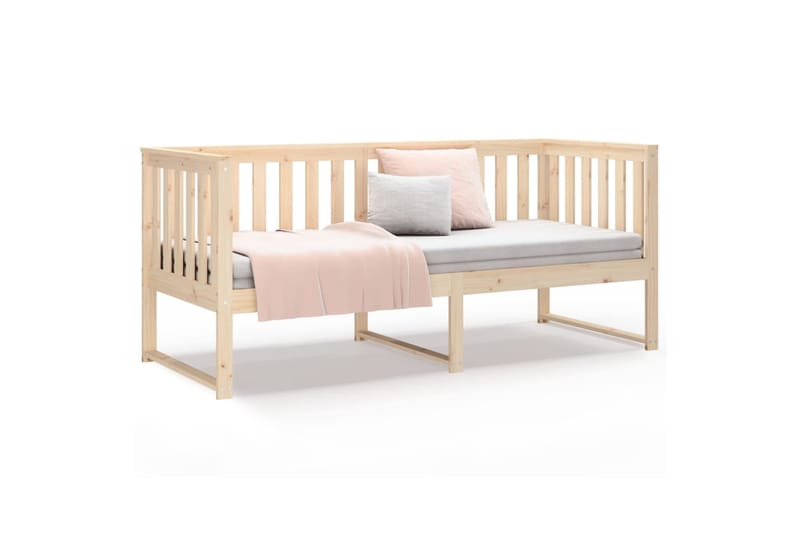 beBasic Sohvasänky 75x190 cm täysi mänty - Ruskea - Huonekalut - Sänky - Sänkykehikot & sängynrungot