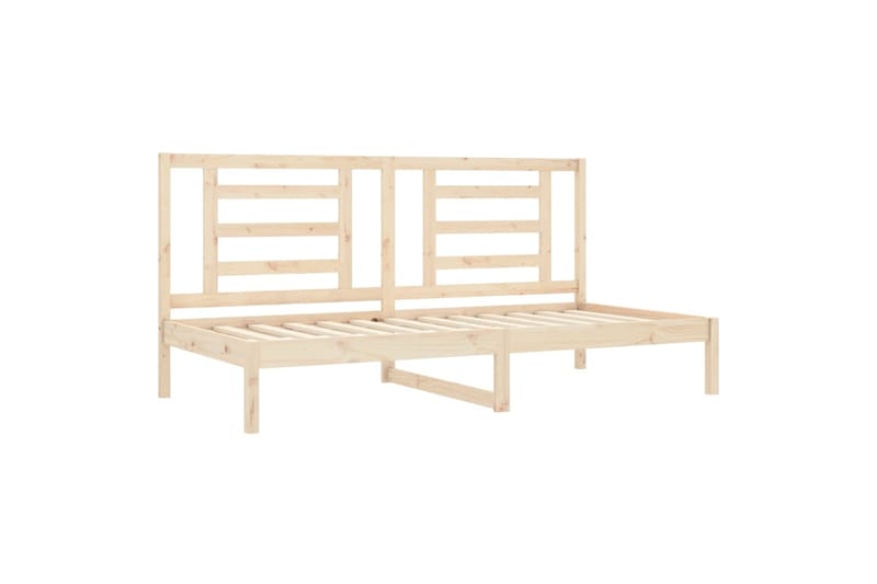 beBasic Sohvasänky 80x200 cm täysi mänty - Ruskea - Huonekalut - Sänky - Sänkykehikot & sängynrungot