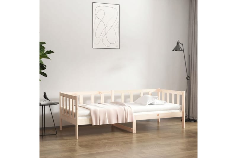 beBasic Sohvasänky 80x200 cm täysi mänty - Ruskea - Huonekalut - Sänky - Sänkykehikot & sängynrungot